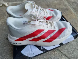 Adidas Adizero Evo SL - Blancas y Rojas
