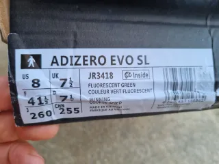 Adidas Adizero Evo SL - Blancas y Rojas