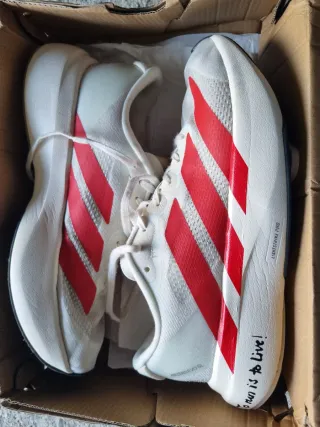 Adidas Adizero Evo SL - Blancas y Rojas