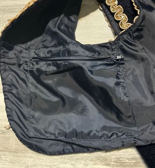 Chaleco Zingaro Hombre Negro y Dorado Talla Única