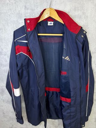 Giubbotto Vintage Adidas Blu/Rosso