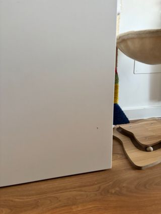 Vetrina Besta Ikea Bianca con Cristallo