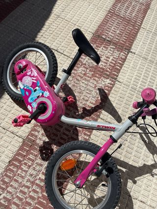 Bicicleta Infantil Btwin Rosa