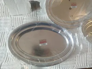 3 Bandejas Inoxibar Acero Inoxidable Nuevas