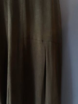 Pantaloni a campana in seta neri
