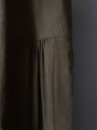 Pantaloni a campana in seta neri