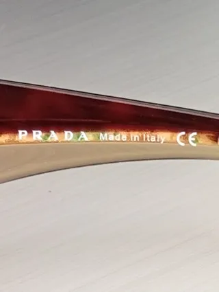 Gafas de sol Prada Marrón y Dorado