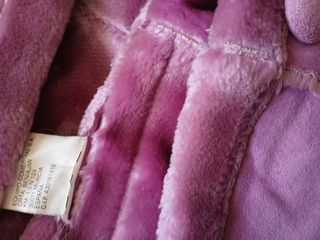 Cazadora rosa de pelo para chica