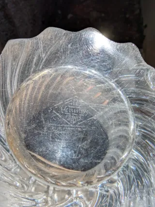 Ciotola vintage in vetro Vannes Francia