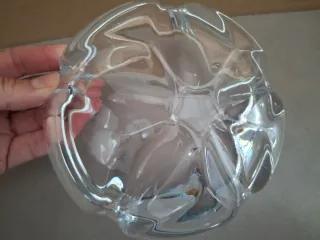 Antiguo gran Cenicero de Cristal