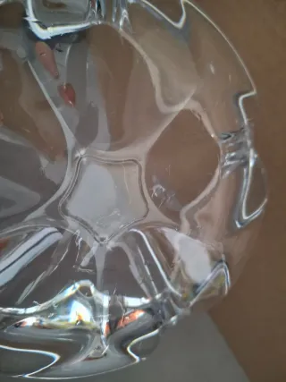 Antiguo gran Cenicero de Cristal