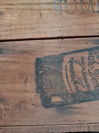 Cajas de madera Pedro Domecq antiguas