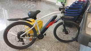 Bicicleta Eléctrica Blanca