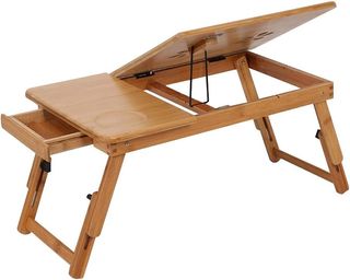 Mesa Plegable Madera Portátil Cama