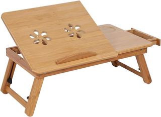 Mesa Plegable Madera Portátil Cama