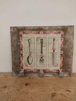 Appendiabiti decorativo per posate vintage