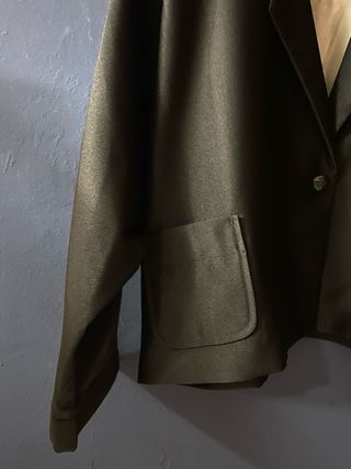 Cropped Blazer Black