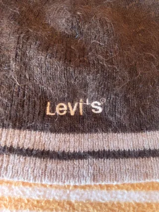 Gorro Levi's marrón y gris