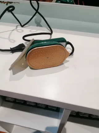 Mini plancha verde con depósito