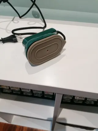 Mini plancha verde con depósito