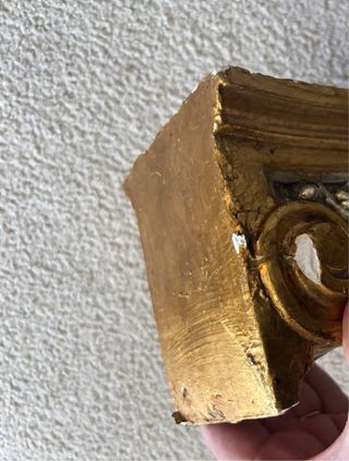 Antigua Mensula Decorativa Dorada