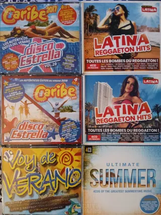 Cds, recopilatorios, musica, dance, pop, latina.