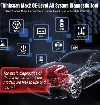 Thinkcar Max 2 Escáner Diagnóstico Coche