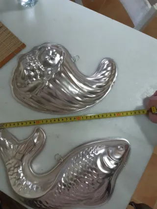 Moldes para gelatina de metal