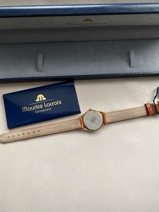 Reloj Maurice Lacroix Mujer Dorado y Marrón