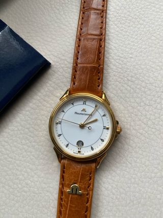 Reloj Maurice Lacroix Mujer Dorado y Marrón