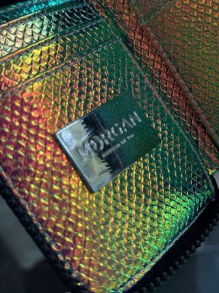 Cartera-Bolso Morgan multicolor efecto piel, nuevo