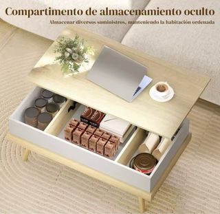 Mesa auxiliar elevable salón
