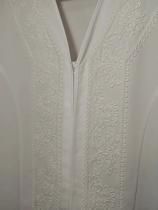 Chaqueta Yves St. Clair New York Blanca Vintage