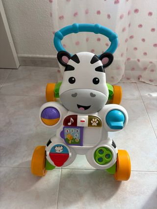 Andador bebé cebra Fisher Price