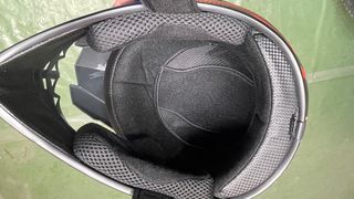 Casco DH Enduro Motocross Negro/Rojo