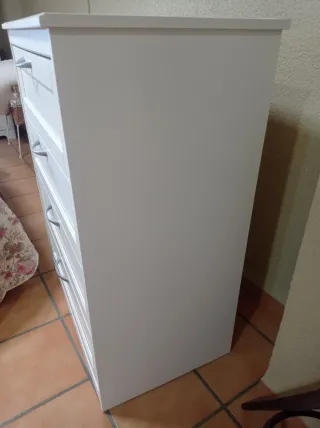 Cómoda 4 cajones Ikea blanca