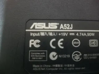 ASUS A52J Portátil Negro