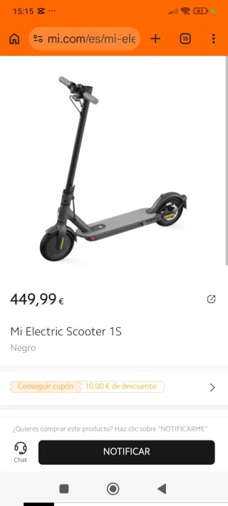 Patinete Eléctrico Xiaomi 1S