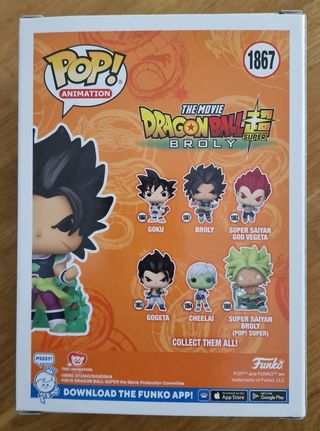 Funko Pop! Broly 1867 Dragon Ball Super