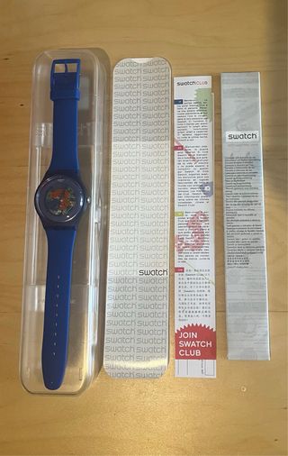 Reloj Swatch SUON102 Azul/Gris