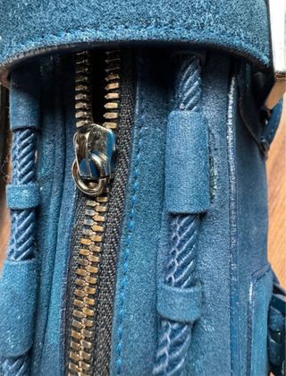Bolso Loewe Azul Suede