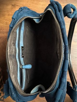 Bolso Loewe Azul Suede
