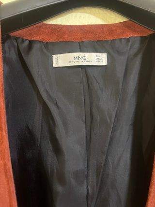 Colete/Vestido Pele Vermelho Tamanho Único