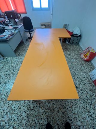 Mesa oficina gaming escritorio con ala forma L