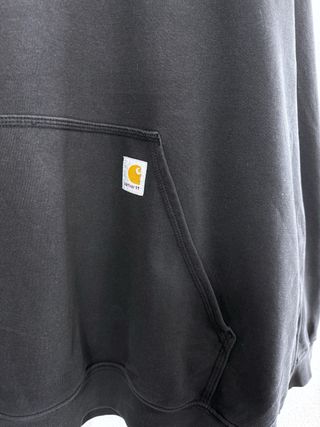 Sudadera Carhartt Hoodie Retro Oversize USA Negra