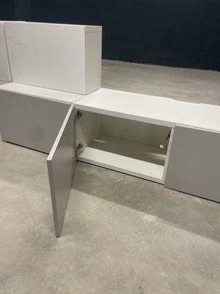 Mobile da Pranzo IKEA BESTÅ Bianco e Grigio