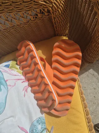 BIMBA Y LOLA Chanclas Naranja Talla 38