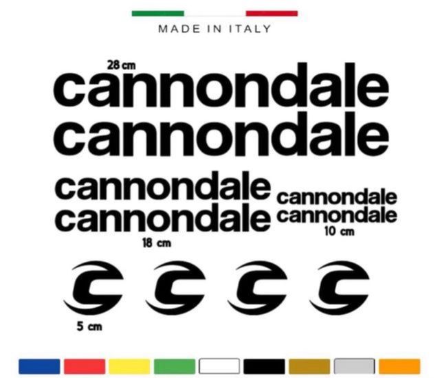 Adesivi Cannondale Kit Made in Italy