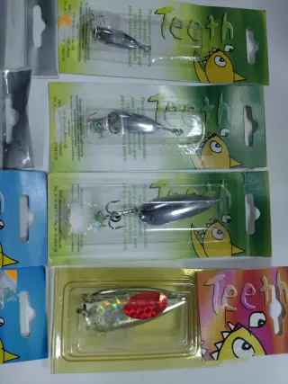 Cucharillas de pesca Grauvell y Teeth