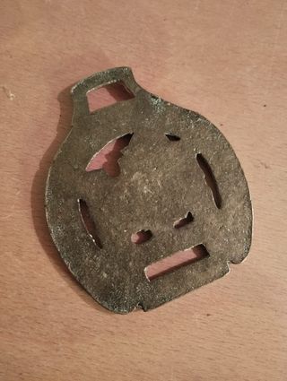 Fivela Latão Sela Cavalo - Trator Boddington